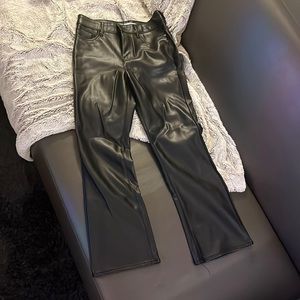 NWOT Zara Leather Pants